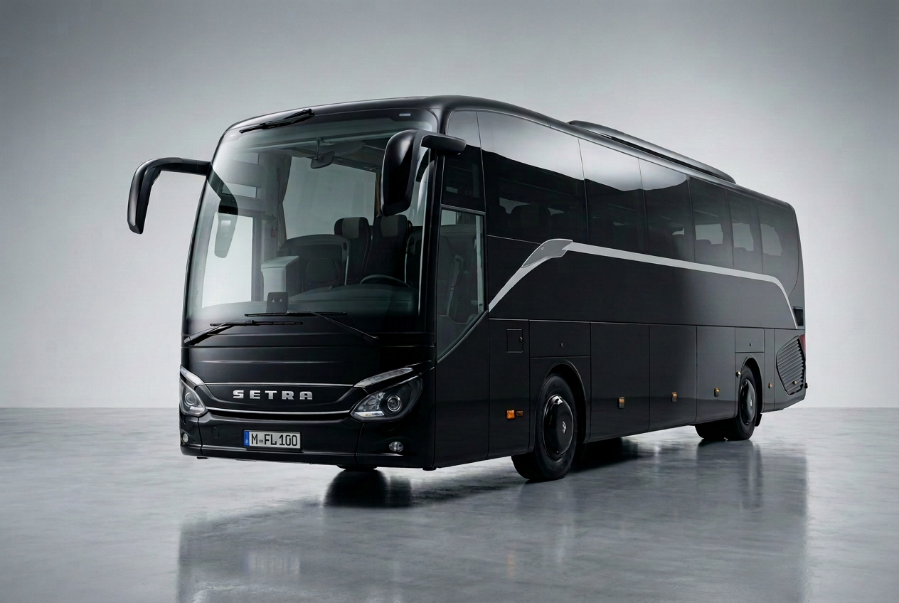 Reisebus / Coach — bis 52 Personen · Mercedes/Setra Chauffeur-Fahrzeug von First Limousine