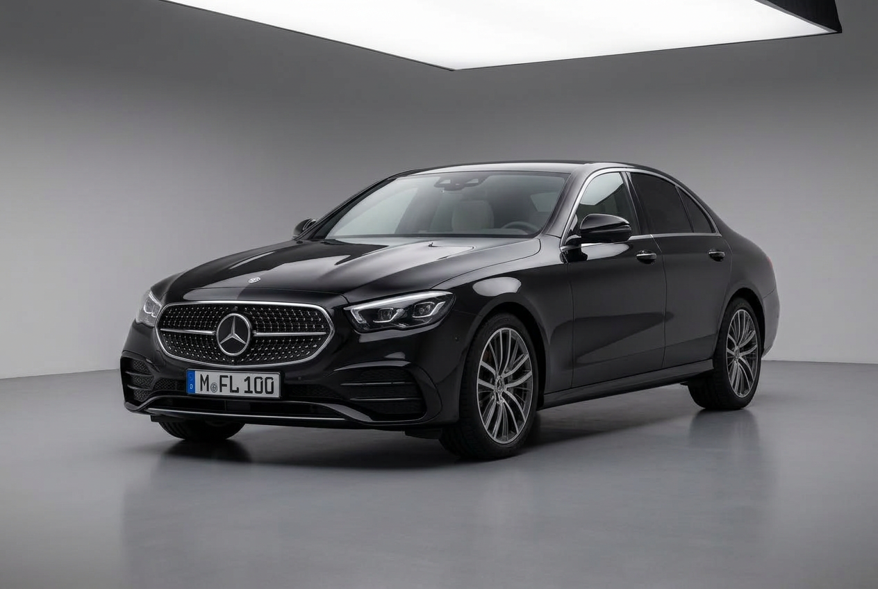 Mercedes E-Klasse — Business Class Chauffeur-Fahrzeug von First Limousine