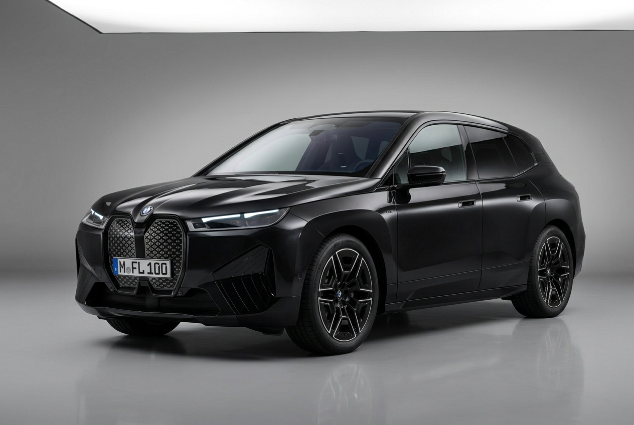 BMW iX — Electric SUV · lokal emissionsfrei Chauffeur-Fahrzeug von First Limousine